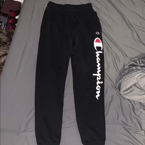 Black Champion Joggers